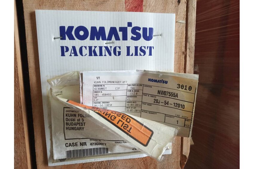 CAB - 20J-54-12010 for Komatsu PW160-7E0, PW140-7,